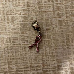 Breast cancer pandora charm